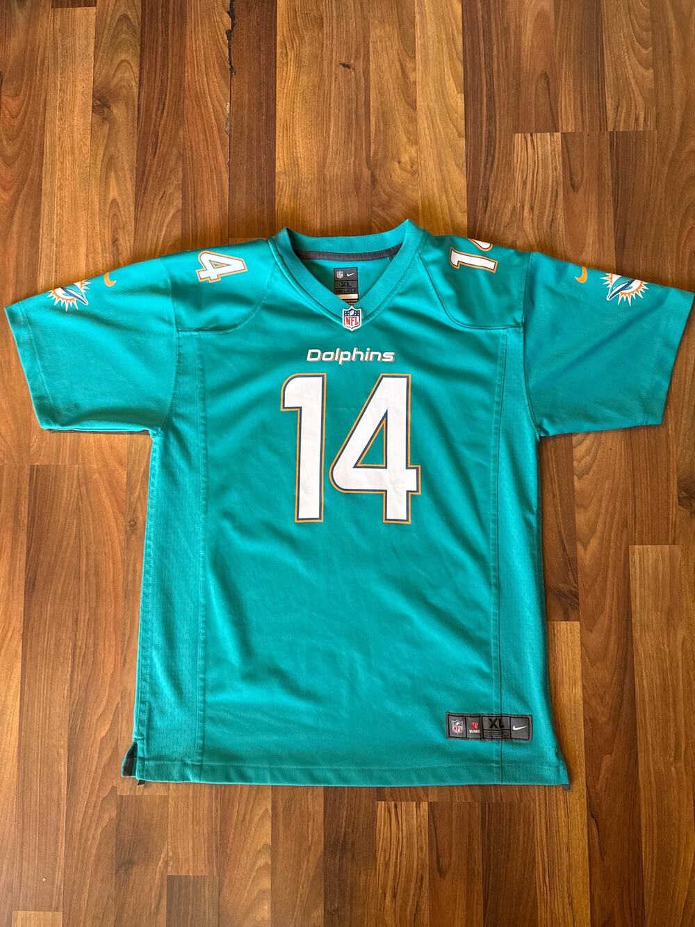 2014–2017 Miami Dolphins Jarvis Landry #14 Nike NFL Jersey Youth XL